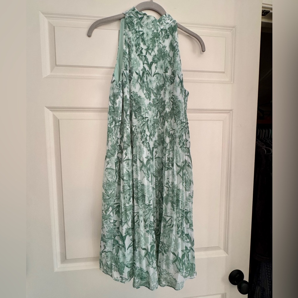 Halogen Green Floral Dress from Nordstrom M